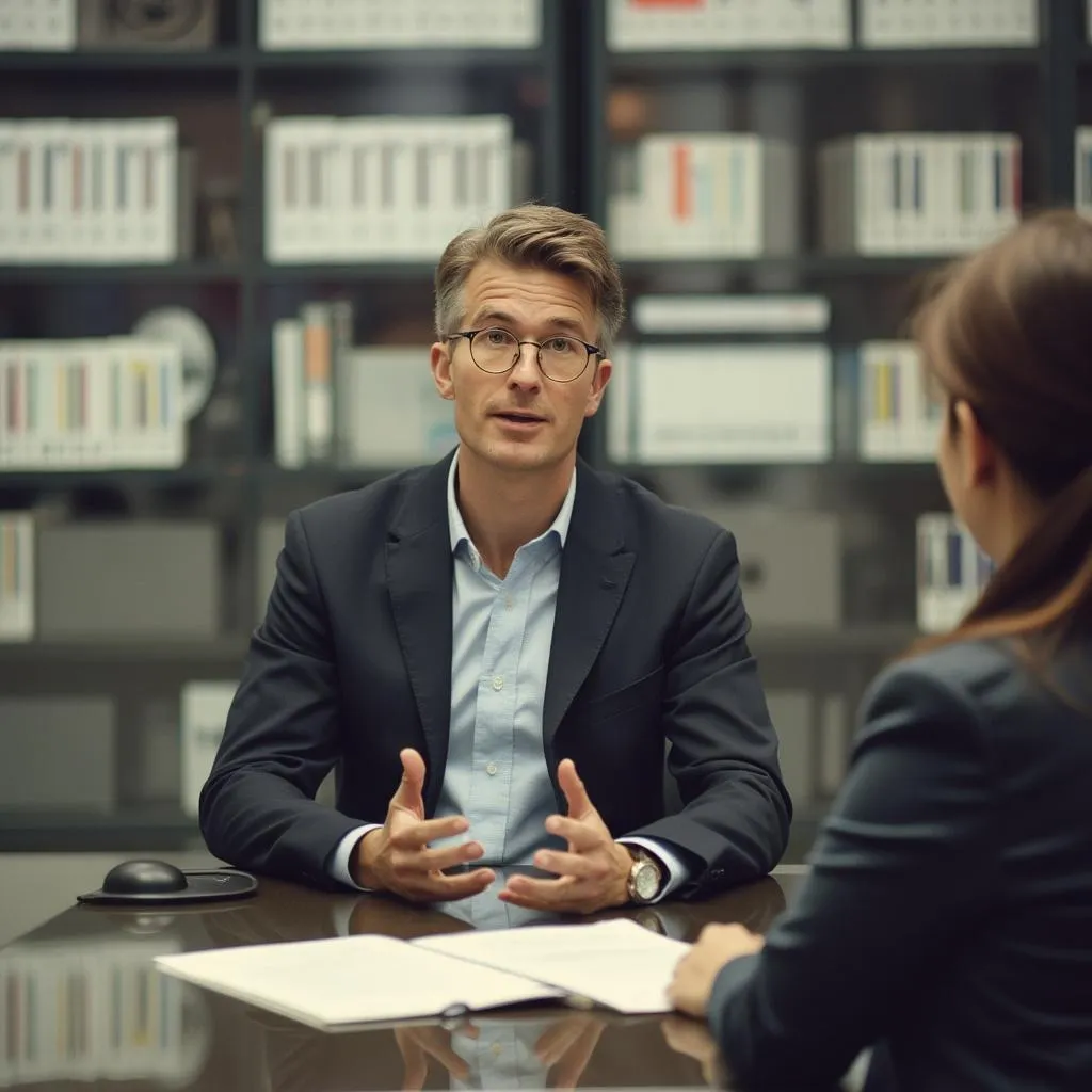 Entrevista en revista de negocios