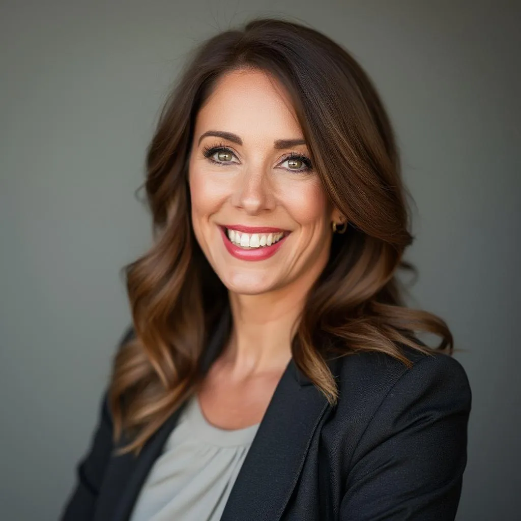 Directora empresa tecnológica recomendando servicios