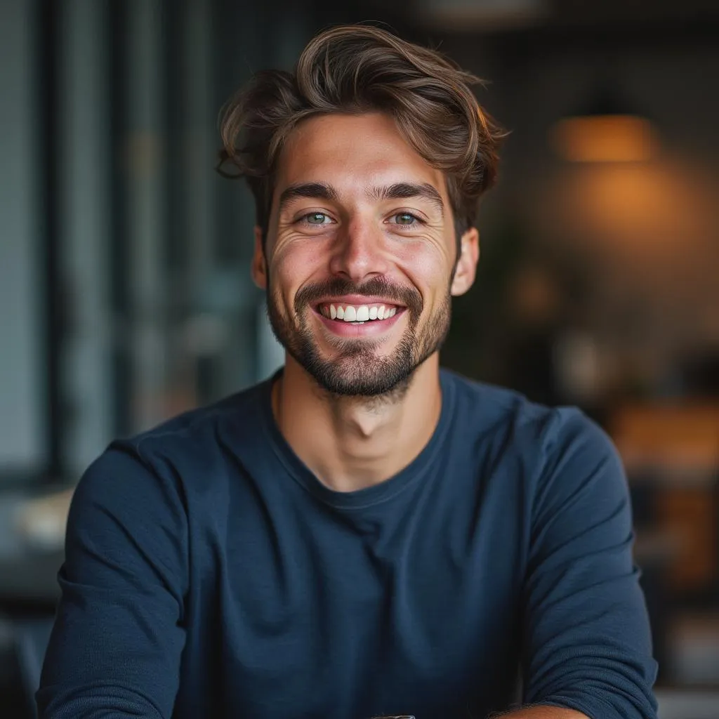 Fundador startup exitosa recomendando consultoría